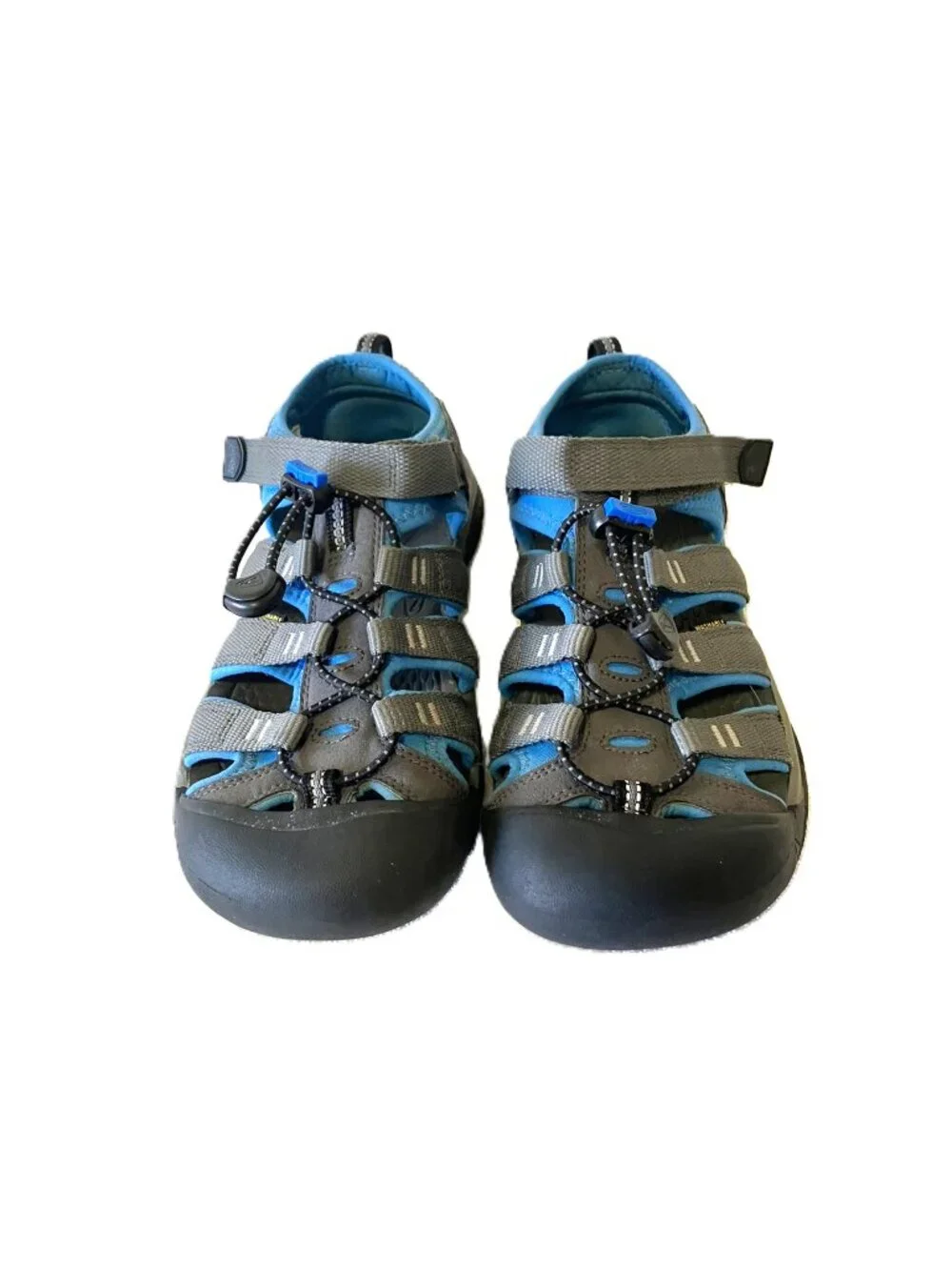 KEEN Newport H2 Waterproof Sandals Youth 5 / Fits Women's 7 Gray Blue